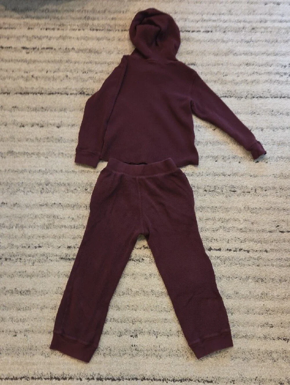 Baby GAP Two-Piece Hoodie and Joggers Set - Burgundy